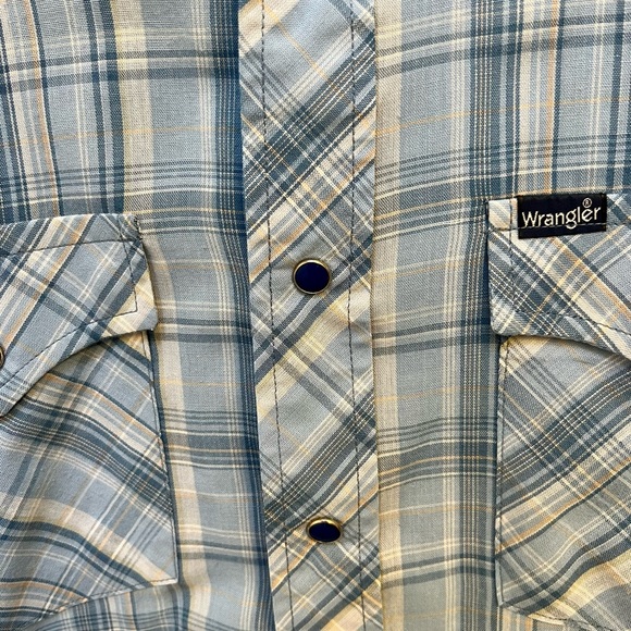 Vintage Wrangler Pearl Snap Western Shirt - Picture 8 of 9